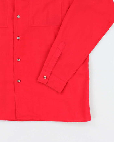 Vintage 90's Yves Saint Laurent Double Pocket Plain Shirt - XL