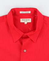 Vintage 90's Yves Saint Laurent Double Pocket Plain Shirt - XL