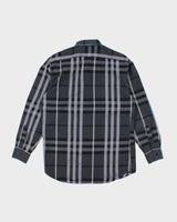 Vintage Y2K Burberry London Striped Button Up Shirt - L