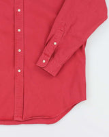 Vintage 2000's Ralph Lauren Heavyweight Faded Plain Shirt - M