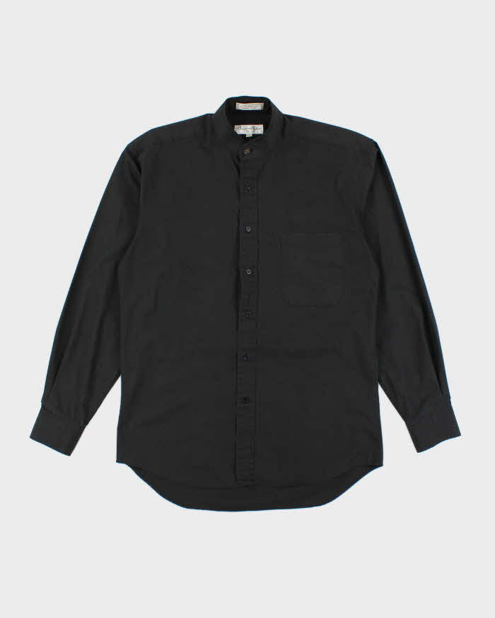 Vintage 90's Christian Dior Judo Collar Plain Shirt - L