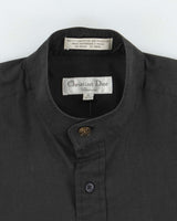 Vintage 90's Christian Dior Judo Collar Plain Shirt - L