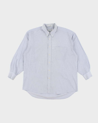 Vintage 90's Christian Dior Striped Button Up Shirt - L