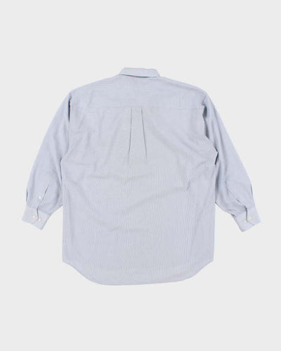 Vintage 90's Christian Dior Striped Button Up Shirt - L