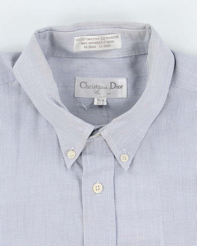 Vintage 90's Christian Dior Striped Button Up Shirt - L