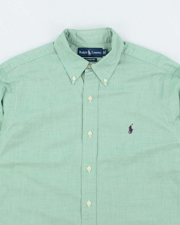 Vintage 2000's Ralph Lauren Classic Fit Plain Shirt - L