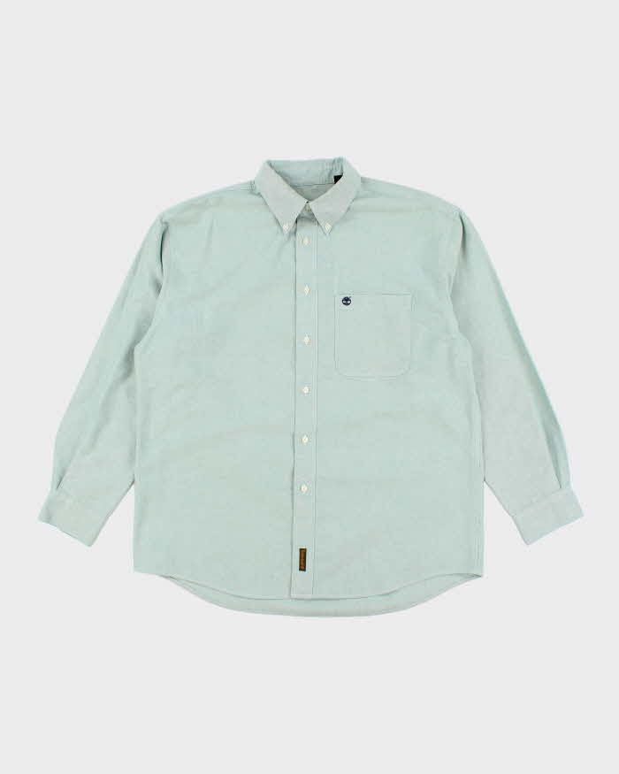 Vintage Timberland Oversized Heavyweight Plain Shirt - L