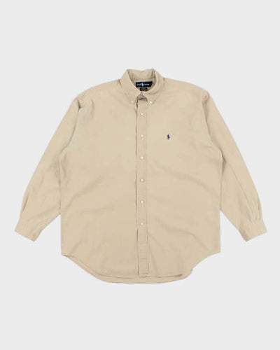 Vintage 2000's Ralph Lauren Oversized Heavyweight Plain Shirt - L