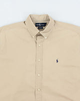 Vintage 2000's Ralph Lauren Oversized Heavyweight Plain Shirt - L