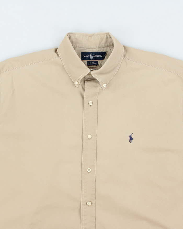 Vintage 2000's Ralph Lauren Oversized Heavyweight Plain Shirt - L