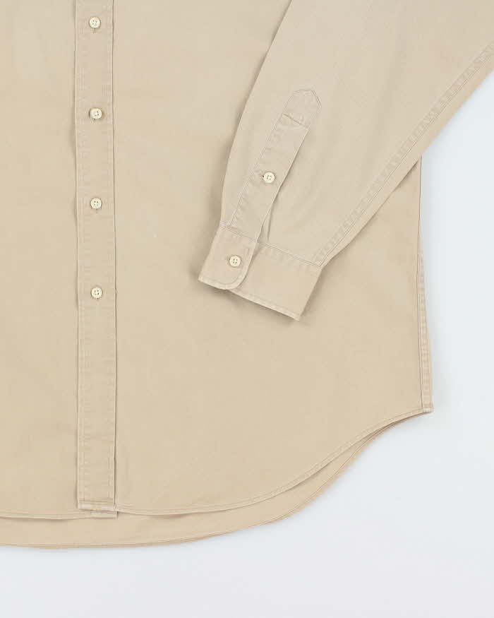 Vintage 2000's Ralph Lauren Oversized Heavyweight Plain Shirt - L