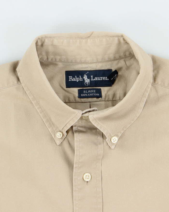 Vintage 2000's Ralph Lauren Oversized Heavyweight Plain Shirt - L