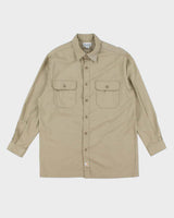 Vintage 90's Carhartt Heavyweight Plain Workwear Shirt - L