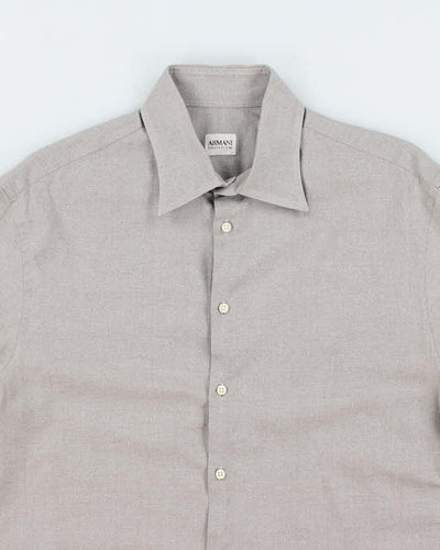 Vintage 90's Armani Collezioni Plain Shirt - L