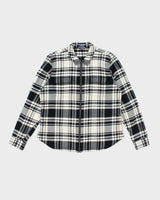 Vintage Y2K Chaps Zip Up Flannel Shirt - L