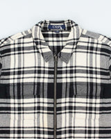 Vintage Y2K Chaps Zip Up Flannel Shirt - L
