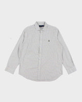Vintage 2000's Ralph Lauren Striped Button Up Shirt - XL