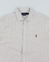 Vintage 2000's Ralph Lauren Striped Button Up Shirt - XL