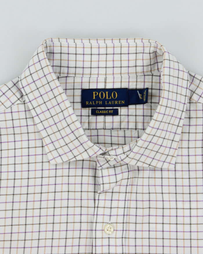 Vintage 2000's Ralph Lauren Striped Button Up Shirt - XL