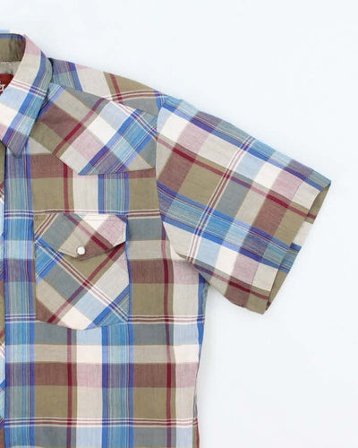 Vintage 90's Wrangler Snap Button Western Shirt - M