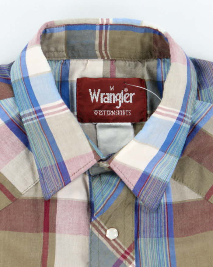 Vintage 90's Wrangler Snap Button Western Shirt - M