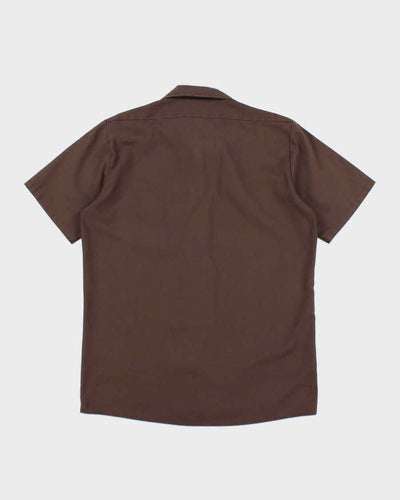 Vintage 90's Dickies Workwear Plain Short Sleeve Shirt - M