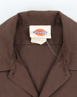 Vintage 90's Dickies Workwear Plain Short Sleeve Shirt - M