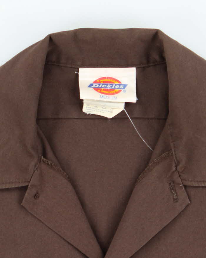 Vintage 90's Dickies Workwear Plain Short Sleeve Shirt - M