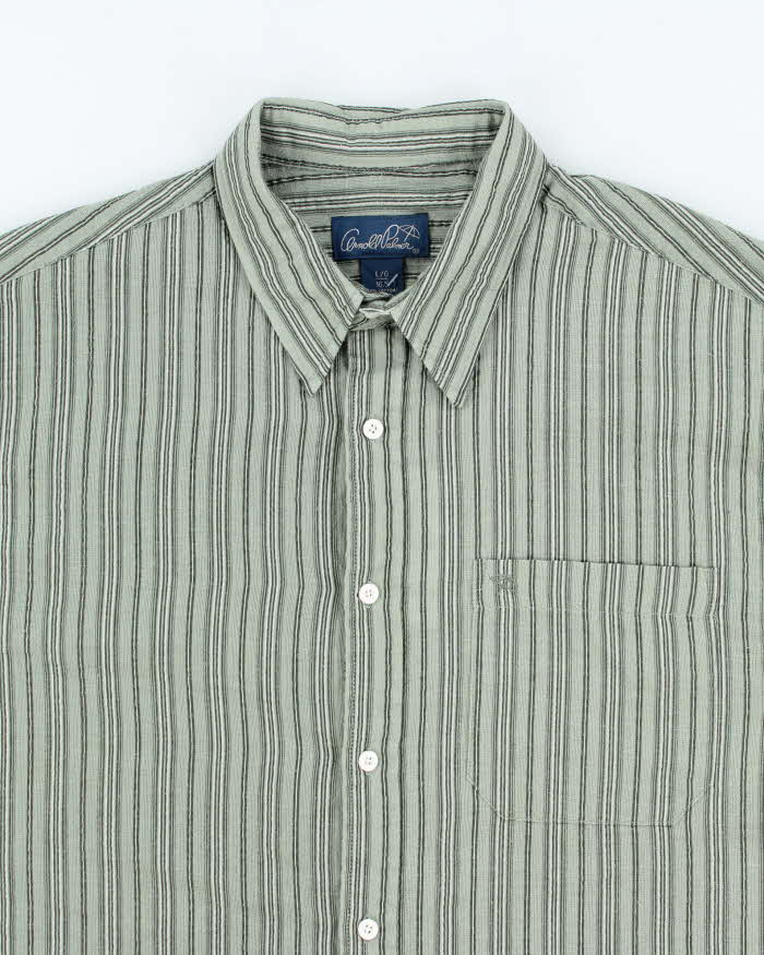 Vintage 90's Arnold Palmer Striped Lightweight Short Sleeve Shirt - L