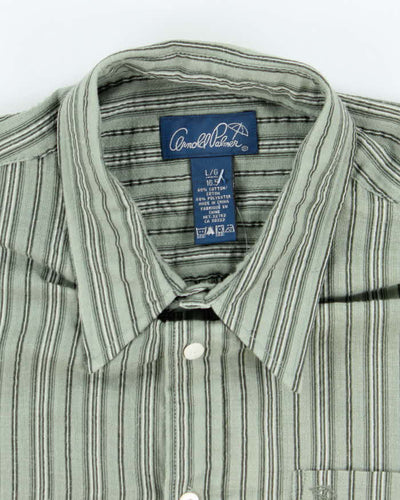 Vintage 90's Arnold Palmer Striped Lightweight Short Sleeve Shirt - L