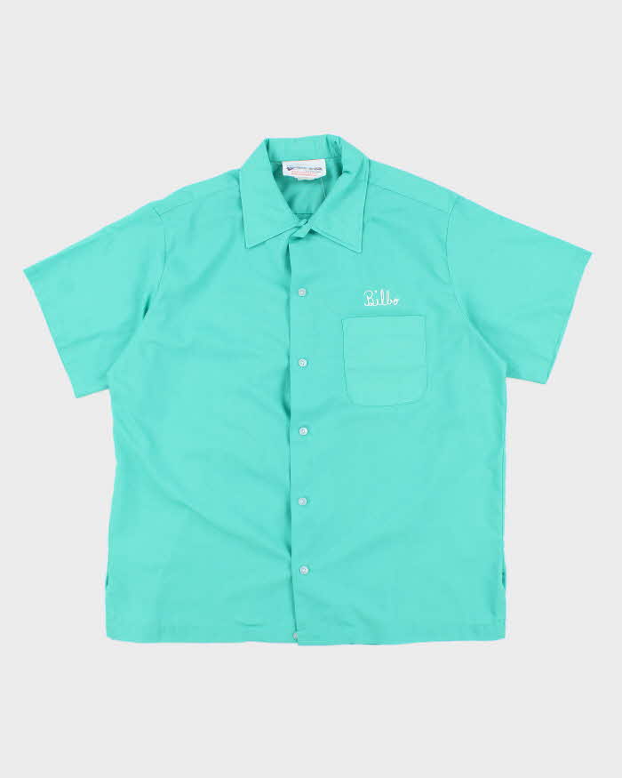 Vintage Cruisin' USA Embroidered Billo Bowling Short Sleeve Shirt - L