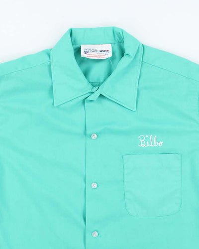 Vintage Cruisin' USA Embroidered Billo Bowling Short Sleeve Shirt - L