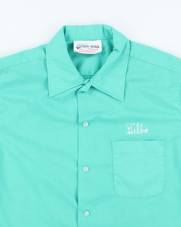 Vintage Cruisin' USA Embroidered Billo Bowling Short Sleeve Shirt - L