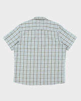 Vintage 90's Lee Striped Short Sleeve Button Up Shirt - XL