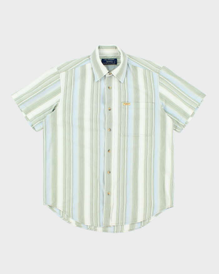 Vintage Levi's Strauss Signature Striped Short Sleeve Shirt - S – Rokit