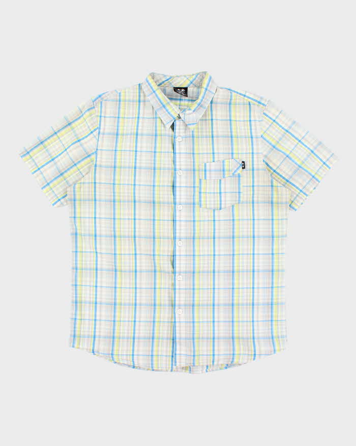 Vintage 2000's Oakley Striped Short Sleeve Shirt - L