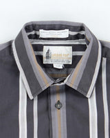 Vintage 90's London Fog Striped Short Sleeve Shirt - S