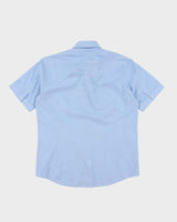 Vintage Guy Laroche Fine Striped Short Sleeve Shirt - M