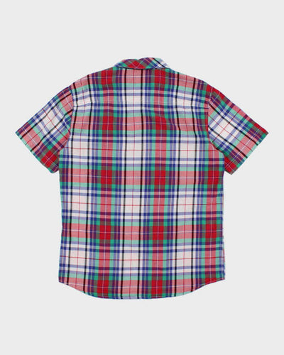 Vintage Y2K Emerica Patterned Short Sleeve Shirt - XL