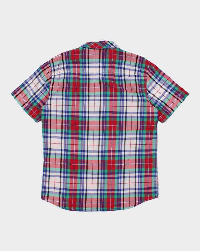 Vintage Y2K Emerica Patterned Short Sleeve Shirt - XL