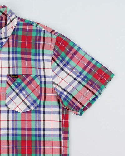 Vintage Y2K Emerica Patterned Short Sleeve Shirt - XL