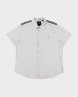 Vintage Y2K Guess Plain Short Sleeve Shirt - XL