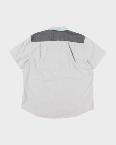 Vintage Y2K Guess Plain Short Sleeve Shirt - XL