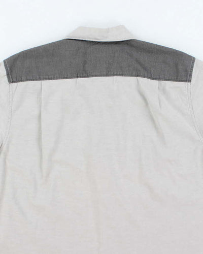 Vintage Y2K Guess Plain Short Sleeve Shirt - XL