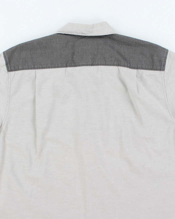 Vintage Y2K Guess Plain Short Sleeve Shirt - XL