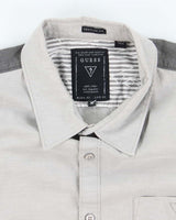 Vintage Y2K Guess Plain Short Sleeve Shirt - XL