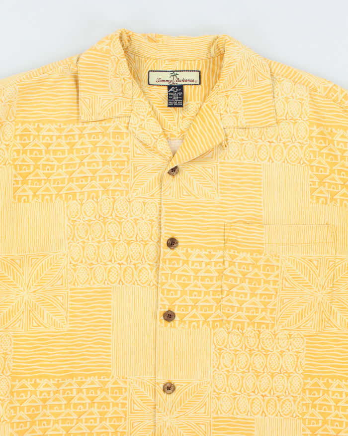 Vintage Tommy Bahama Patterned Oversized Hawaiian Shirt - S