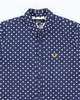 Vintage 2000's Fred Perry Spotted Short Sleeve Button Up Shirt - M