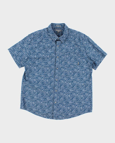 Vintage 2000's Eddie Bauer Floral Patterned Button Up Shirt - L