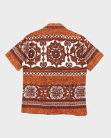 Vintage 90's Holo-Holo Heavyweight Patterned Hawaiian Shirt - L
